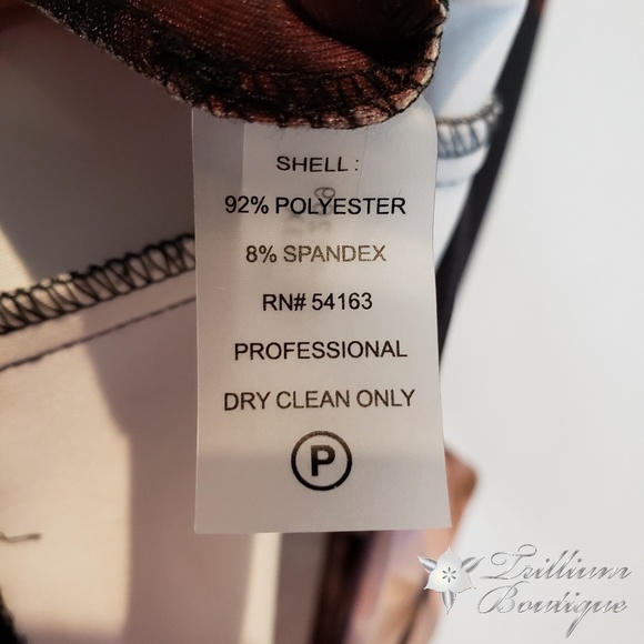 Calvin Klein Scuba Floral Sheath Dress 0P - Picture 8 of 8